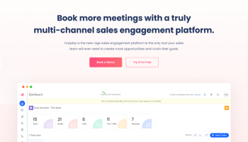 Outplay – Sales Engagement Platform Website