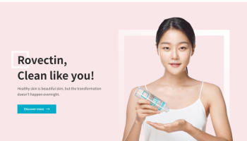 Rovectin – Cosmetic eCommerce Website